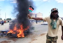 Two people shot dead amid Kenya protests against US Ebola quarantine centre plan