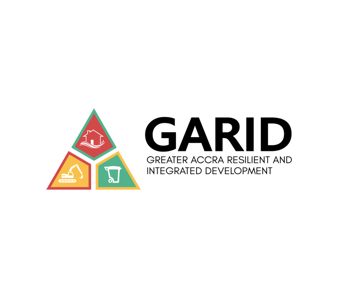 The emblem of the Greater Accra Resilient and Integrated Development (GARID) Project. The emblem of the Greater Accra Resilient and Integrated Development (GARID) Project.
