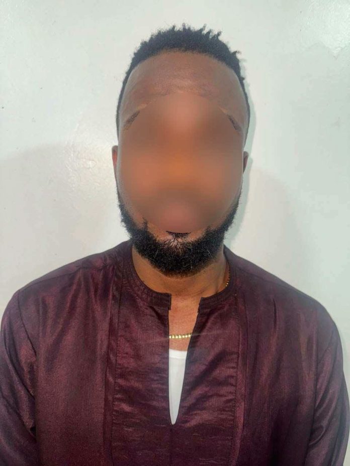 Nana Yaw Bonsu Kwarteng, the suspected romance scammer, who is assisting the Police with investigations into allegations of fraud, blackmail and the non-consensual sharing of intimate images.
