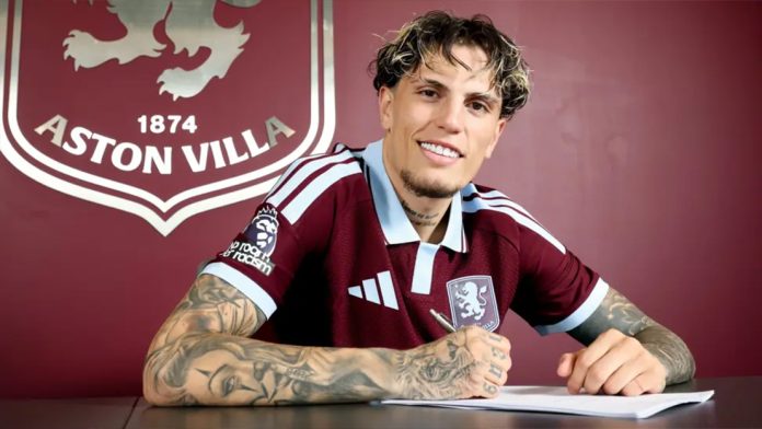 Alejandro Garnacho joins Aston Villa