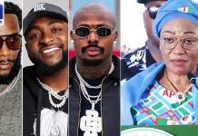 First Lady urges Burna Boy, Davido others to help poor Nigerians