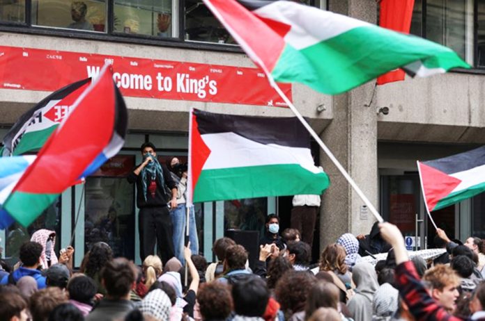 King's College London is home to an active student protest movement