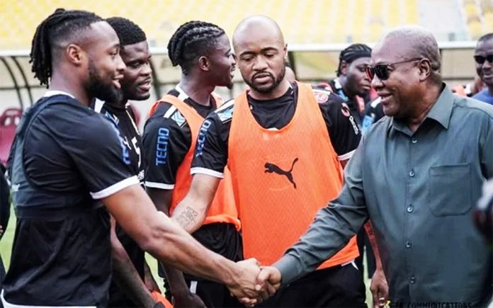 Mahama backs Black Stars