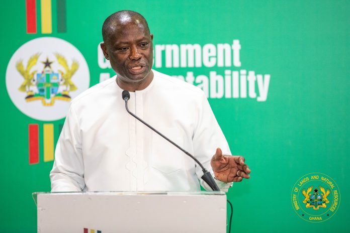 Mr Emmanuel Armah-Kofi Buah, Minister for Lands and Natural Resources