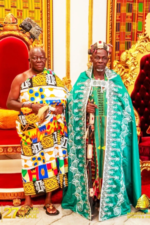 Otumfuo Osei Tutu II and Yagbonwura Bii-Kunuto Jewu Soale I