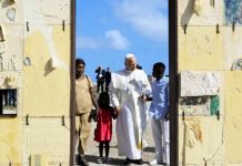 Pope urges Europe to do more for migrants as he visits gateway island