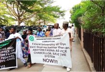 Protesters storm Senate, demand withdrawal of Tinubu’s ambassadorial nominee