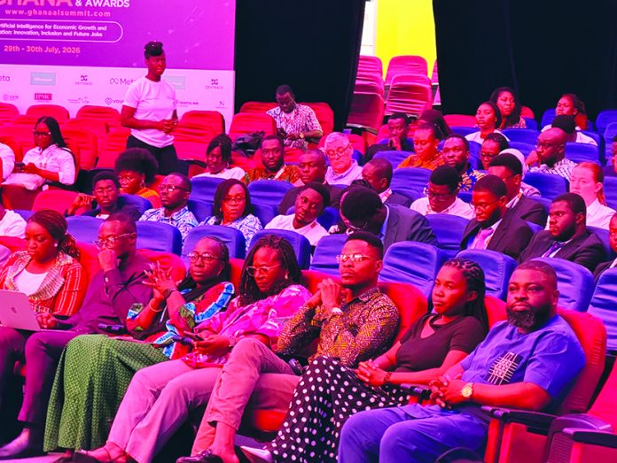 Some participants seated at the AI summit