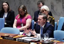 US walks out of UN Security Council meeting during France’s remarks