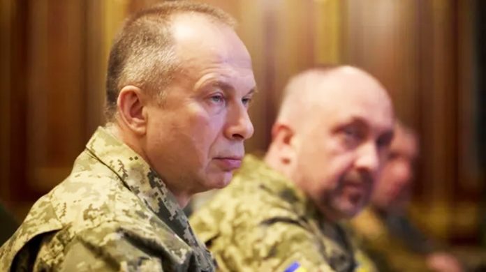 Ukraine's commander-in-chief, Oleksandr Syrsky