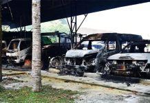 Dozens of co-ordinated arson attacks hit southern Thailand