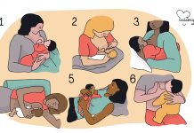 Different breastfeeding positions