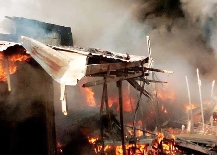 Fire razes Oranyan Market