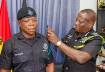 IGP Decorates Police Officer Promoted for Saving Lives During Aboso Fire