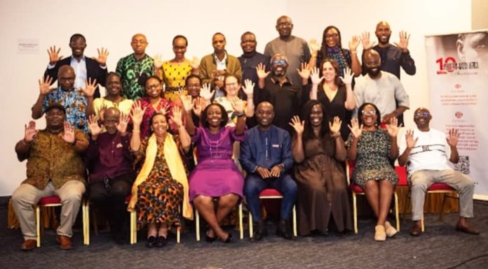 Participants of the AWA conference in a group photo