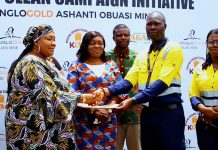 AGA Donates Tricycles, Dustbins to Obuasi Municipal Assemblies