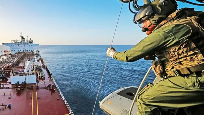 Royal Marine Commandos were involved in the operation to seize the MT Smyrtos