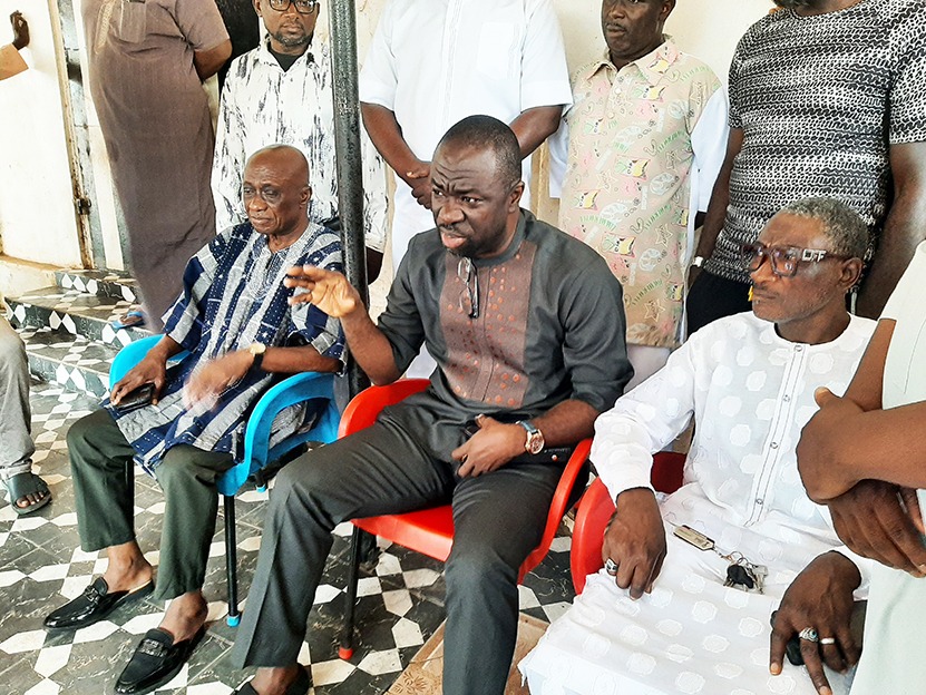 Manhyia South MP donates relief items to Fire Victims