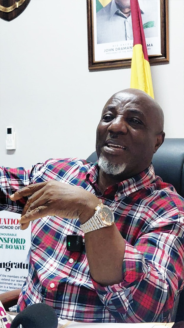 The Municipal Chief Executive (MCE) for New Juaben South, Hon. Ransford Owusu Boakye