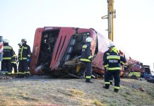 Twelve killed as Polish bus veers off Hungarian motorway
