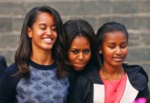 I don’t miss them –Michelle Obama on daughters leaving home