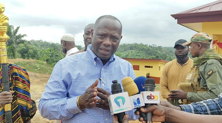 Four-Kilometre JHS Trek Ends For Atababo Pupils As New School Block Opens