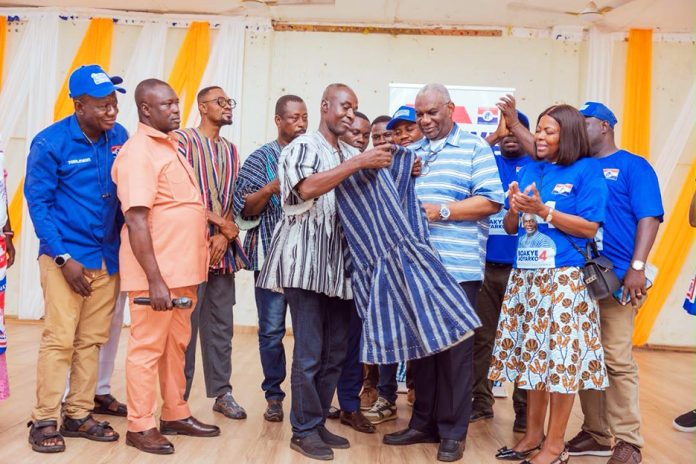 Mr Boakye Agyarko on campaign tour in the North