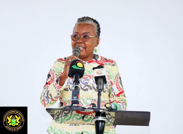 Ms Emelia Arthur, Minister for Fisheries