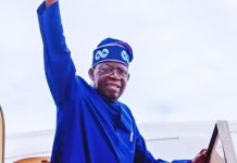 Tinubu finally departs Paris for Nigeria