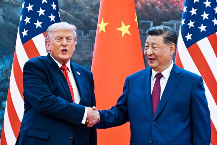 President Donald Trump and Chinese leader Xi Jinping