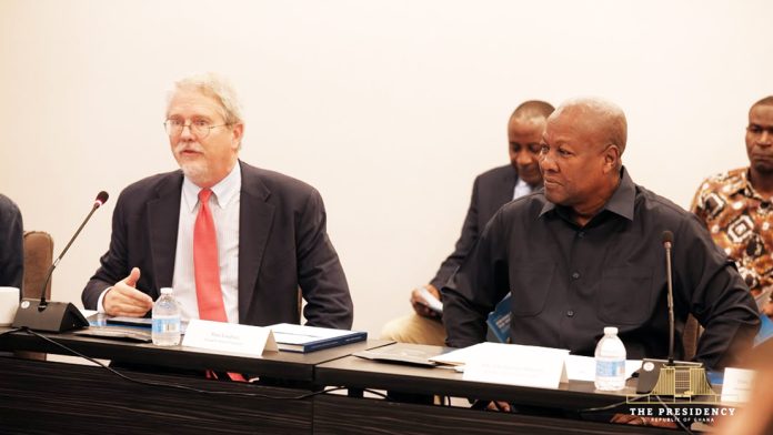 Prez Mahama and other dignitaries at the forum