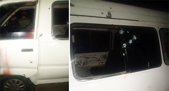 Suspected terrorists opened fire on their vehicle at Dungus community in Jos