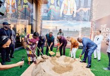 Mahama Breaks Ground For Airport Garden City