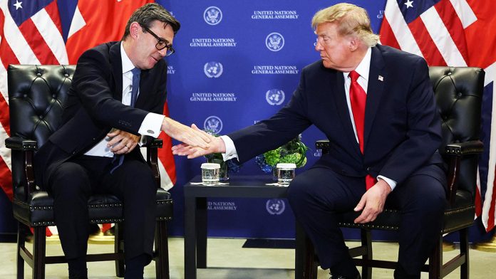 UK Prime Minister Andy Burnham and US President Trump