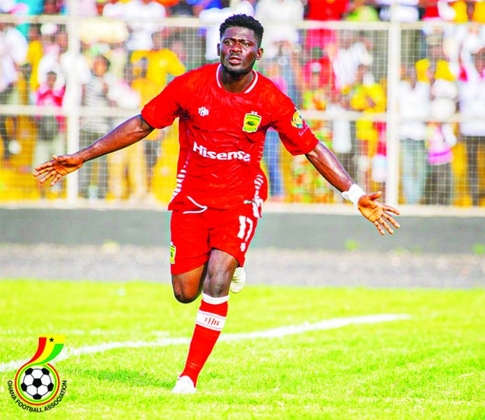 Asante Kotoko left-back Patrick Asiedu