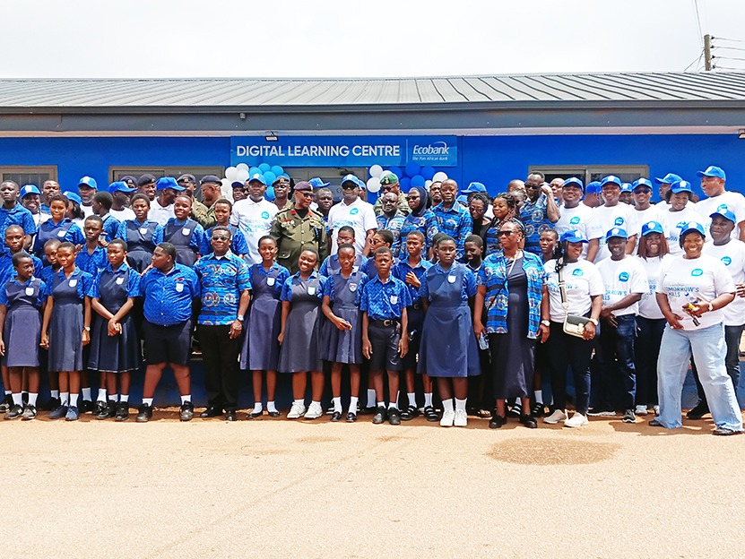 Ecobank Commissions Digital Learning  Centre For 4 Garrison Education Centre