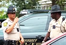 Georgia officials hunt for suspect in shooting that killed two and injured 35