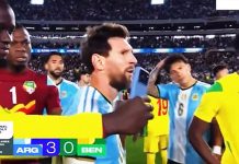 Messi brutally SNUBS Benin star’s attempted selfie in awkward post-match exchange