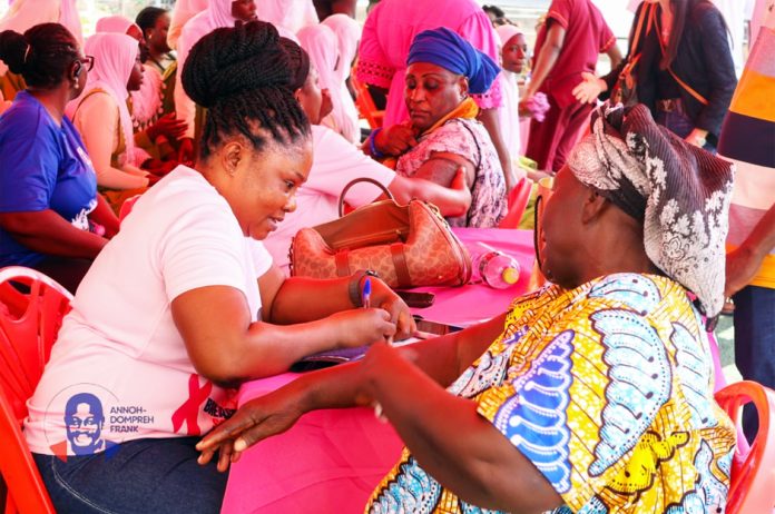 Mothers who attended the breast cancer treatment exercise