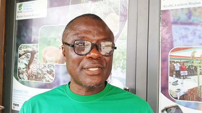 Mr Paul Asumaku, a member of the Concerned Citizens of the Atewa Landscape (CCAL)