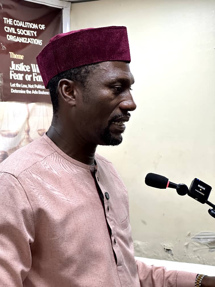 Politics Should Not Influence Outcome  Of Adu-Boahene’s Case -Coalition