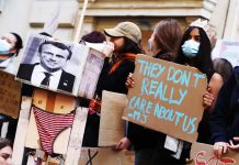 Demonstrators clash with riot police in France as education protests mount