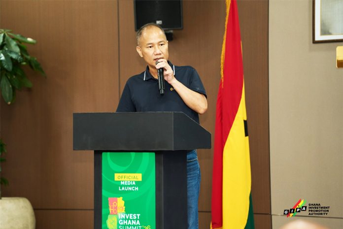 ZGRL Vice President for Sustainability and External Relations, Mr Jason Zhang making a point during the programme